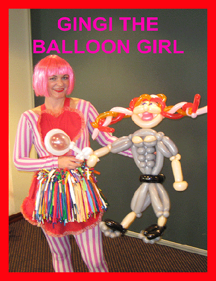 Gingi the balloon girl